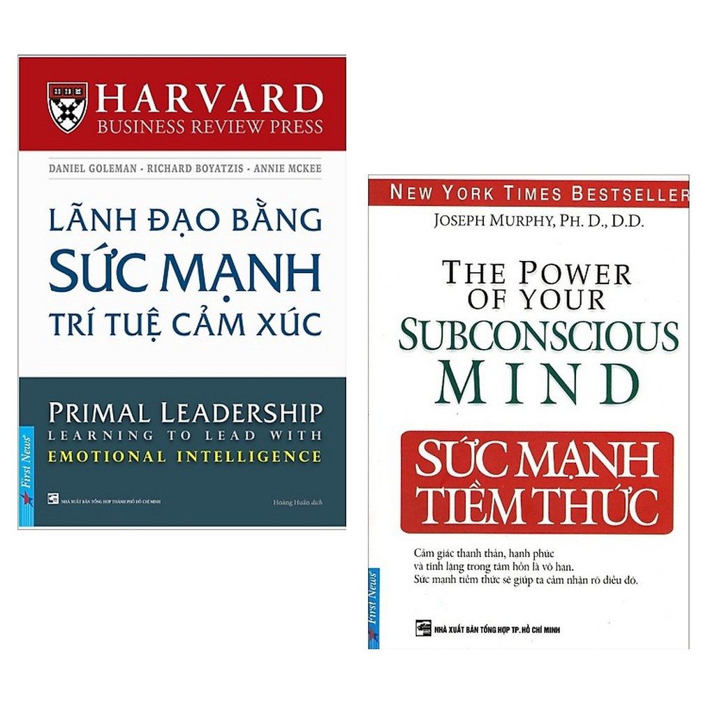 nguyetlinhbook Sách - Combo: Lãnh Đạo Bằng Sức Mạnh Trí Tuệ Cảm Xúc + Sức Mạnh Tiềm Thức ( 2 Cuốn ) (nguyetlinhbook).