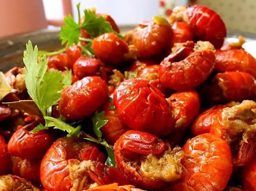 Tôm hùm đất sốt cay tứ xuyên đóng sẵn - đồ ăn vặt ăn liền siêu ngon - đồ ăn vặt nội địa trung