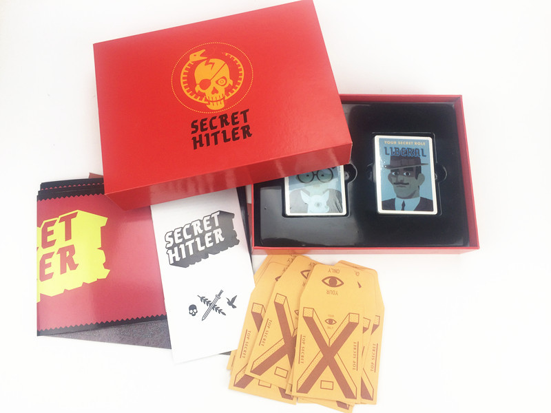 XIR Trò Chơi Hội Đồng Bán Chạy Ở Châu Âu Và Châu Mỹ   Đặc Biệt   Lê SECRET HITLER  ( Phiên Bản Tiếng Anh  )   Thẻ Trò Chơi RR20