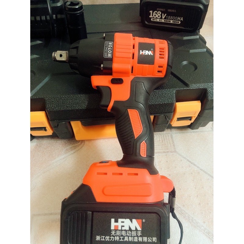 MÁY SIẾT ỐC BULÔNG NỘI ĐỊA TRUNG QUỐC HÃNG HBM 168V pin khỏe