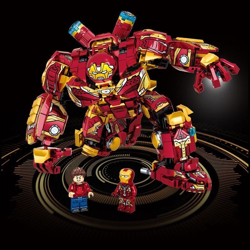 Mô hình lắp ráp Robo MK44 Hulkbuster Mecha Superheroes Iron Man LY76077