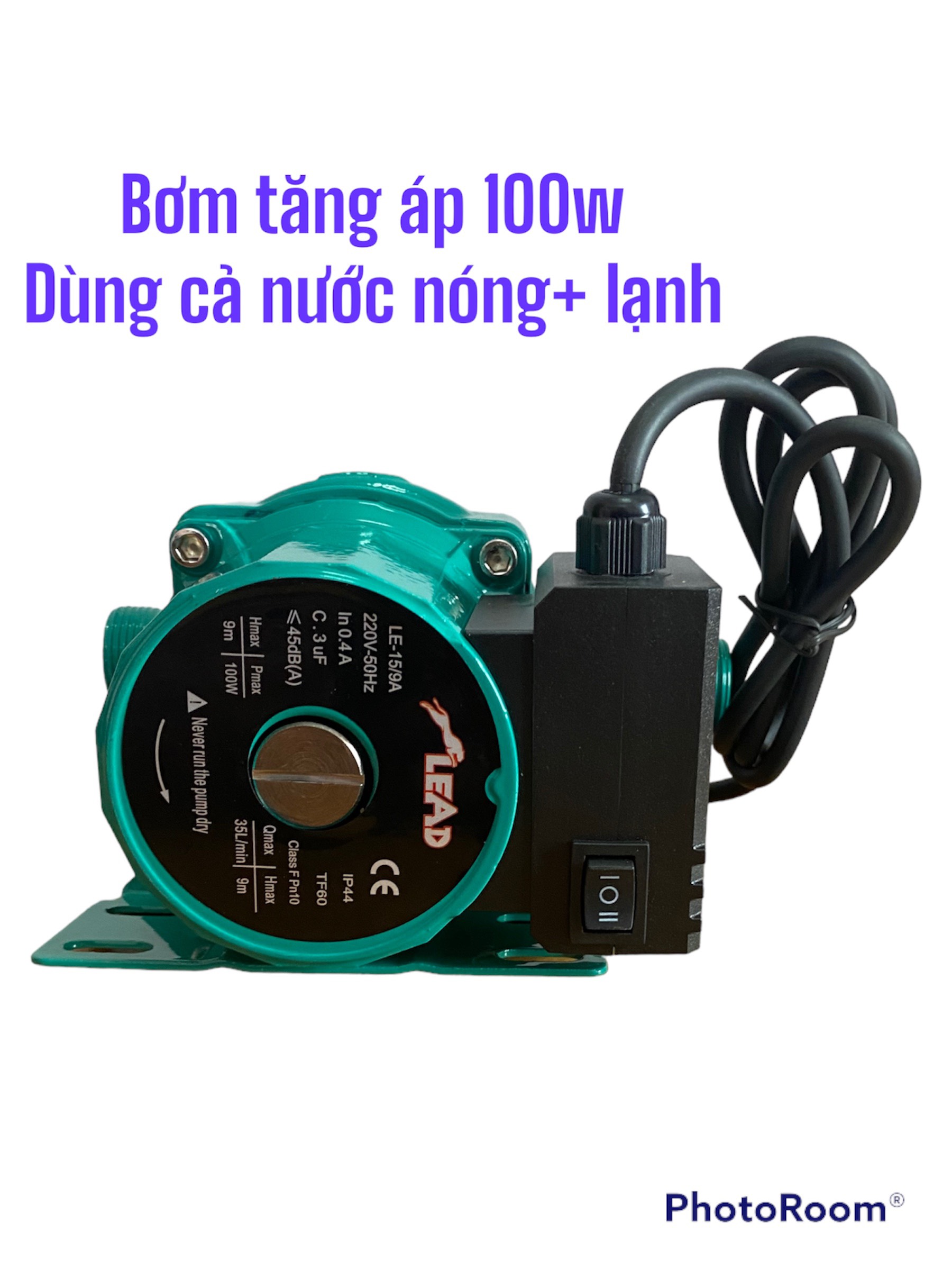 Máy bơm tăng áp cho máy giặt nóng lạnh , vòi sen tắm tưới cây bơm áp *Điện áp trực tiếp 220V