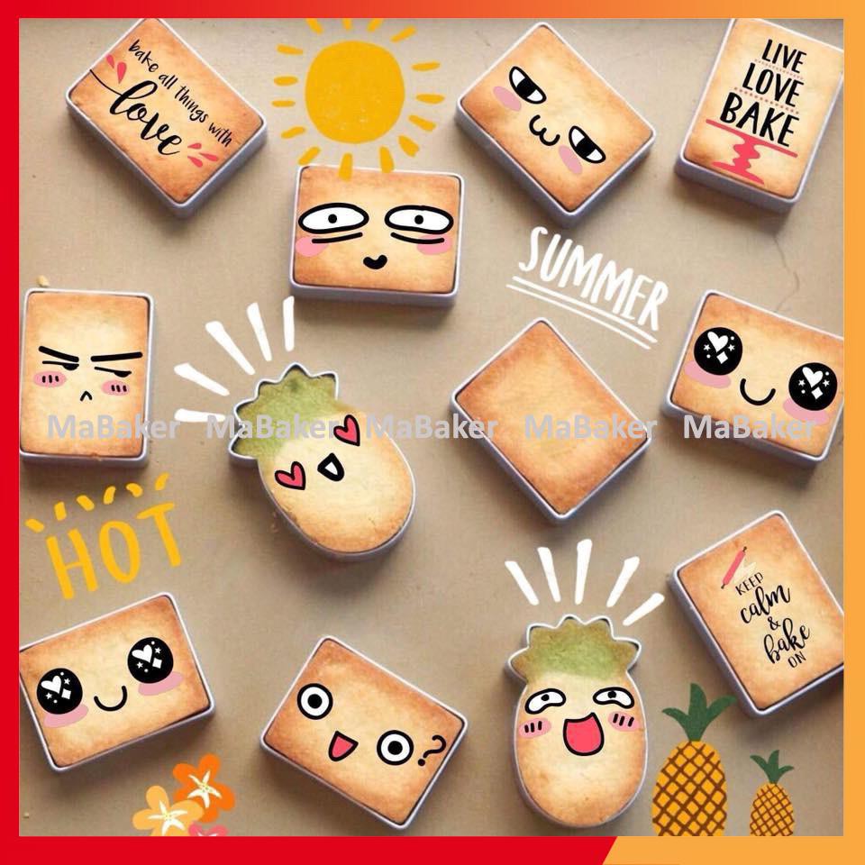 Khuôn Cutter nhôm tạo hình bánh quy nhiều mẫu mã, loại tốt, siêu bền đẹp - MaBaker