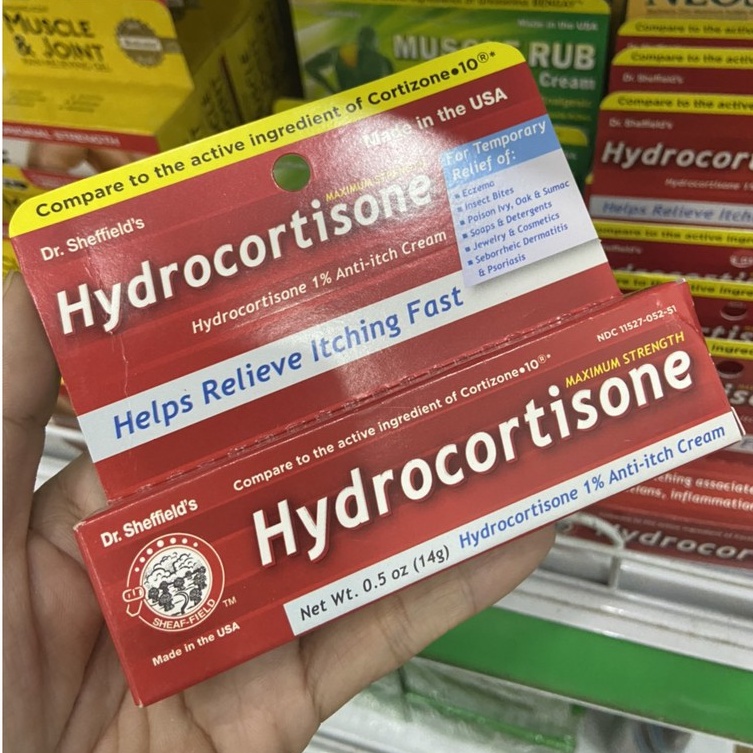 Kem bôi côn trùng cắn Hydrocortisone Dr.Sheffields 14g