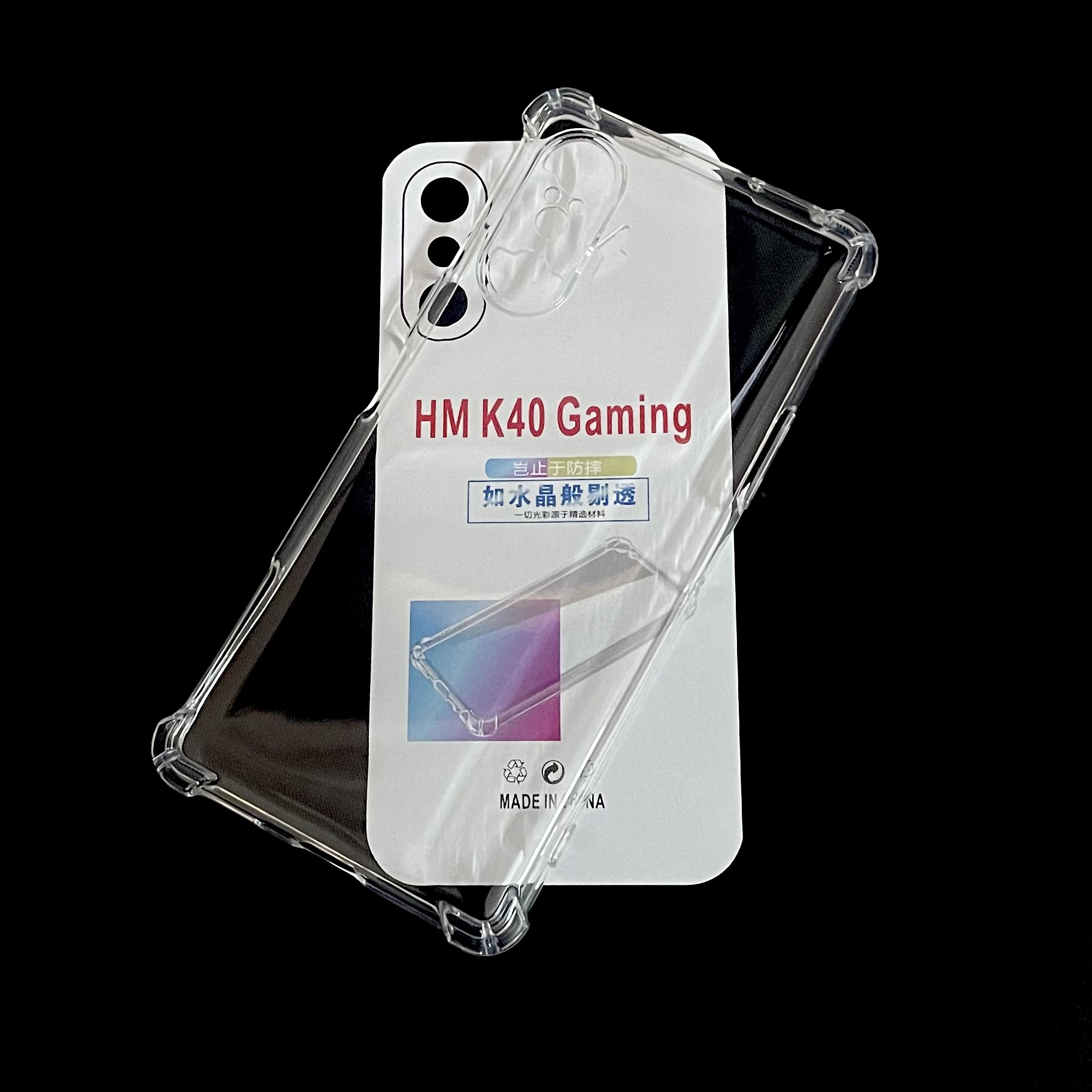 Ốp lưng silicon trong suốt chống sốc 4 cạnh cao cấp cho Xiaomi Redmi K40 Gaming Edition (khoét riêng mắt camera)