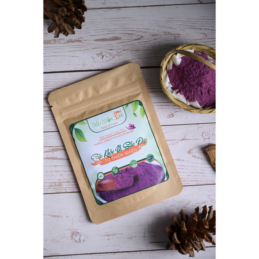 Bột khoai lang tím tạo màu nguyên chất 50g - 50g