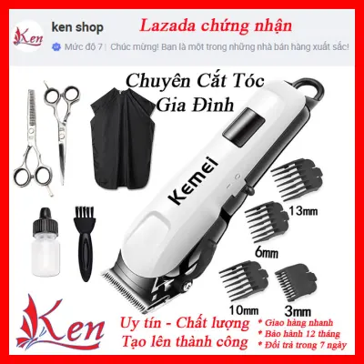 Tông đơ cắt tóc Kemei 809A cho trẻ em, người lớn và thú cưng tại nhà, tông đơ, tăng đơ cắt tóc, hớt tóc không dây cao cấp, màn LCD, tong do cat toc (2)