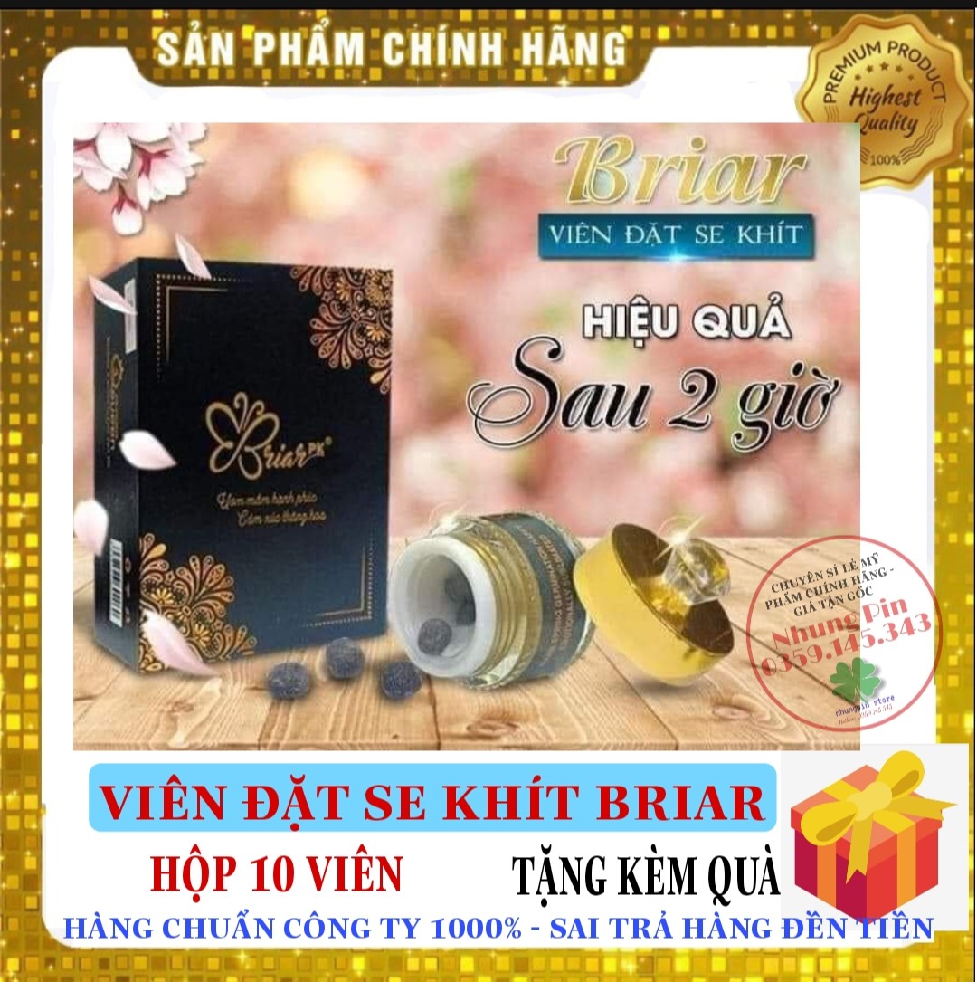 VIÊN ĐẶT SE KHÍT CÔ BÉ THẢO MỘC BRIAR Hộp 10 Viên - CHUẨN CÔNG TY 1000%