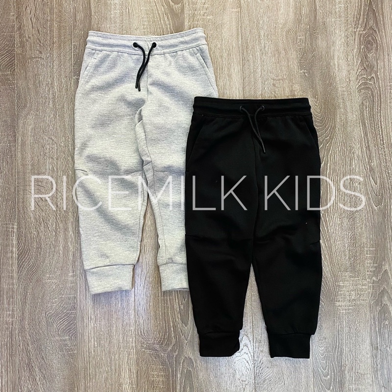 Quần jogger nỉ ép Hm xuất dư xịn