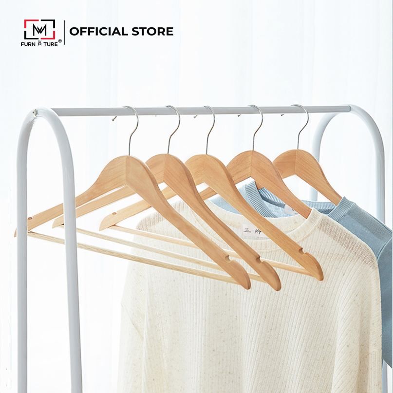 [HCM]COMBO 5 MÓC GỖ TREO QUẦN ÁO