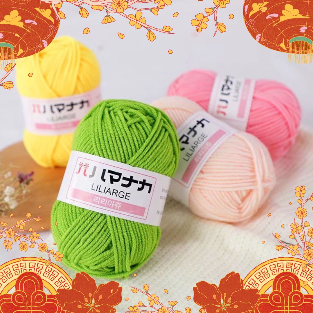 Len nhí Hàn Quốc | Len milk cotton Hàn 25gr