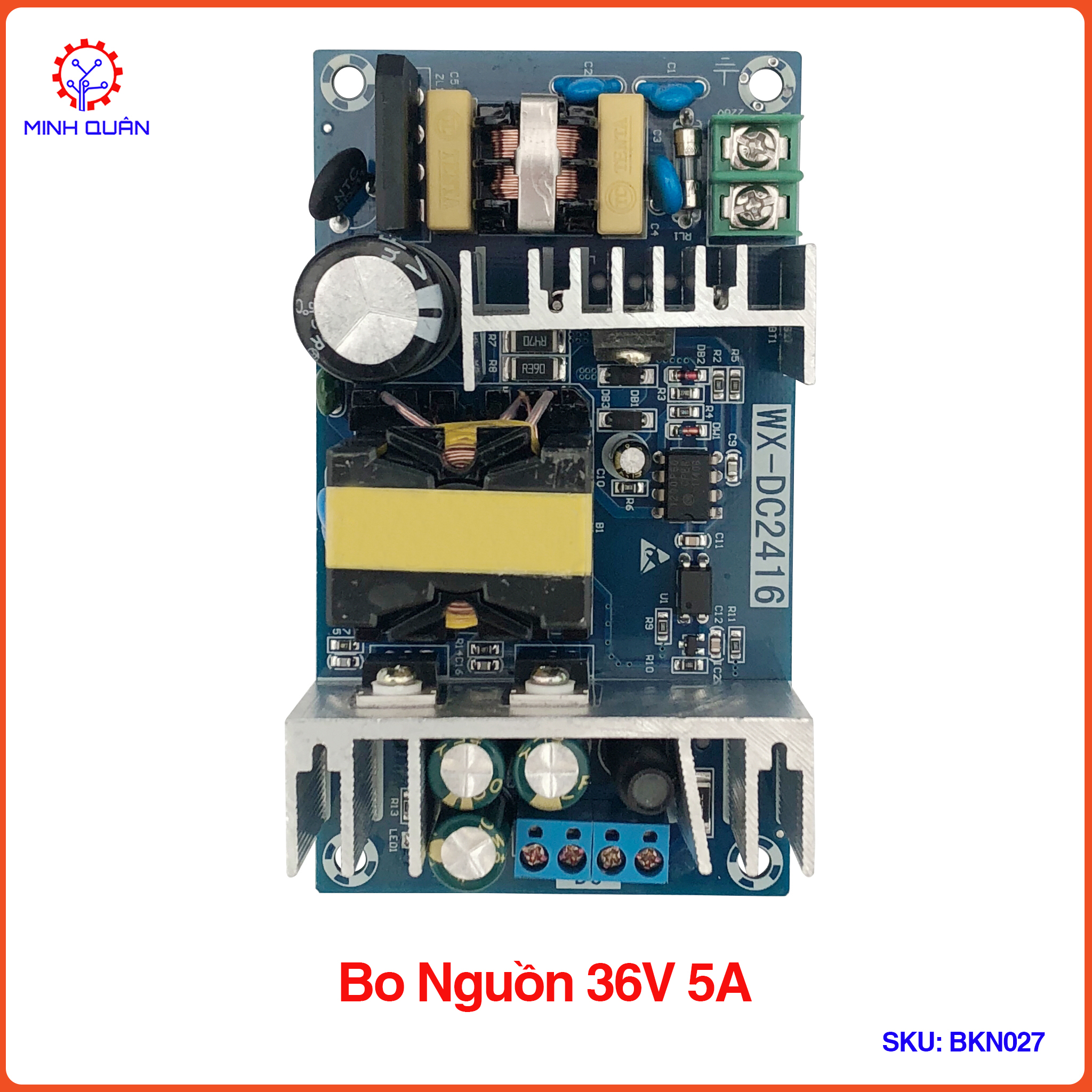 Board nguồn xung ac-dc 36v 5a 180w