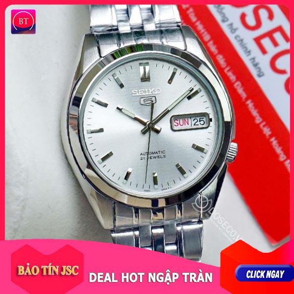 { ĐỒNG HỒ BẢO TÍN SHOP SỊN }  Đồng Hồ Seiko 5 Automatic nhật nội địa + Thẻ Bảo Hành 18 tháng
