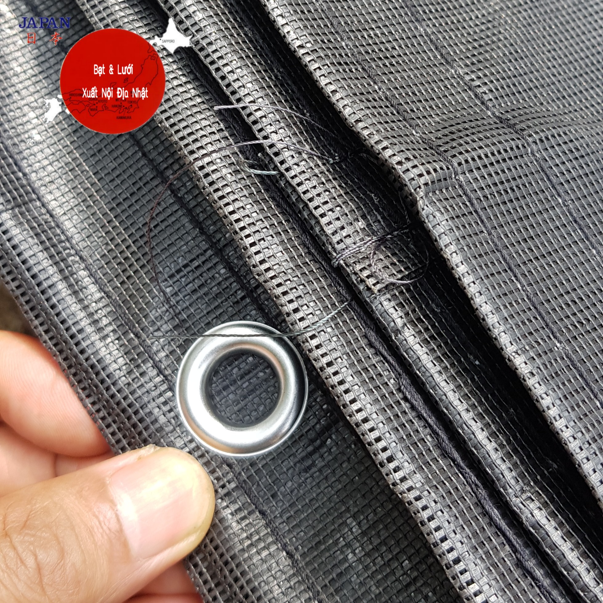 (Free ship max)6m lưới che nắng khổ 1m8 đa năng Nhật Bản chất lượng số 1 trong dòng lưới che nắng trên thị trường, có khoen nhôm đóng sẵn. Khổ 1m8 màu đen(bán Theo mét mua nhìu mét hơn thì chọn sl nhiều hơn)