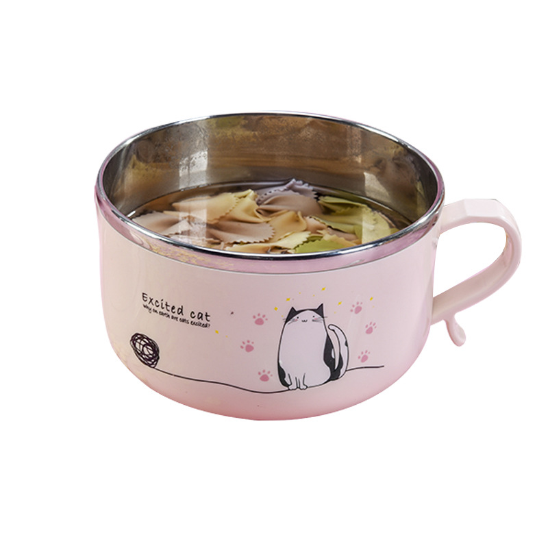 Bát ăn cháo mì phở ruột inox vỏ nhựa cách nhiệt