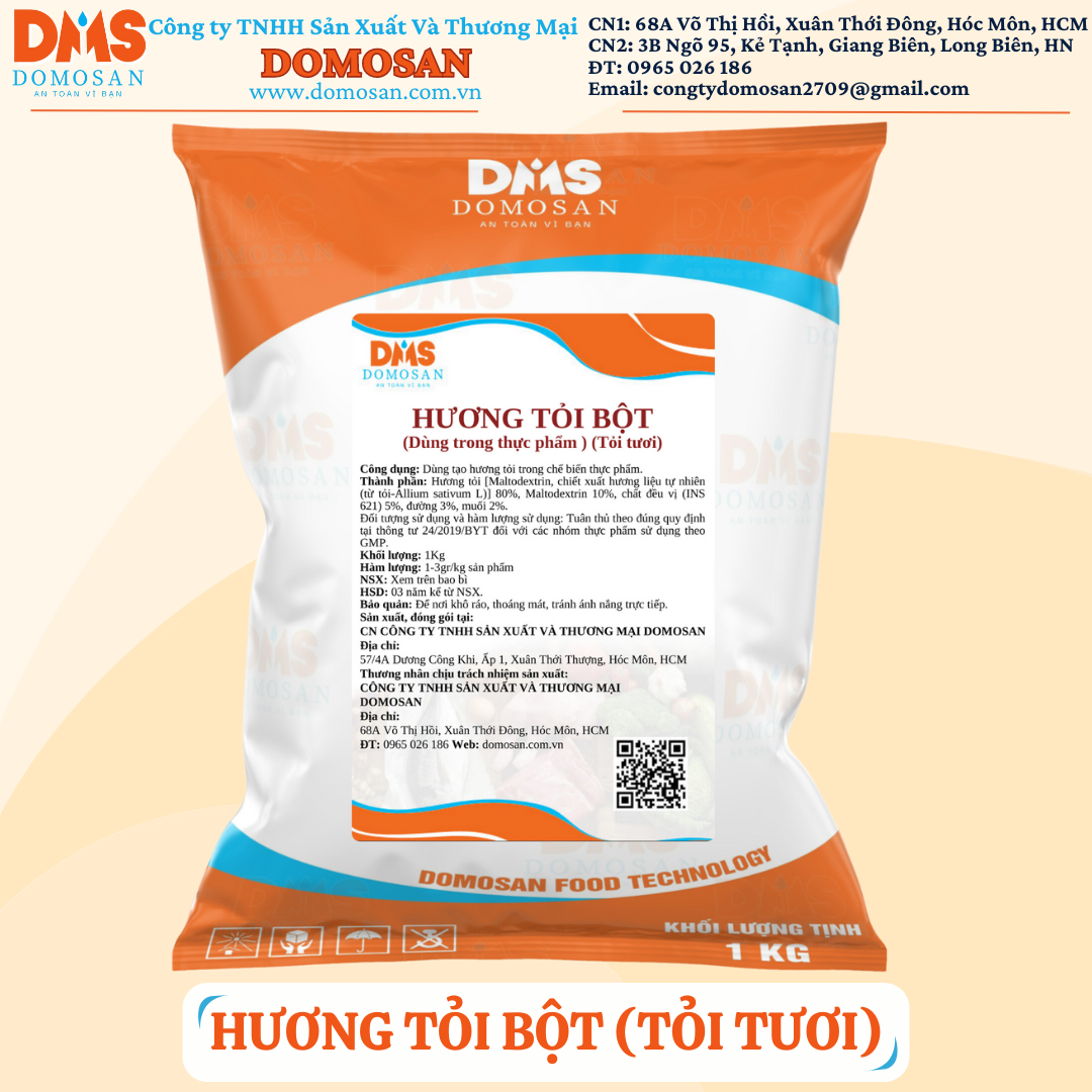 Hương Tỏi Bột- Tạo mùi thơm đặc trưng