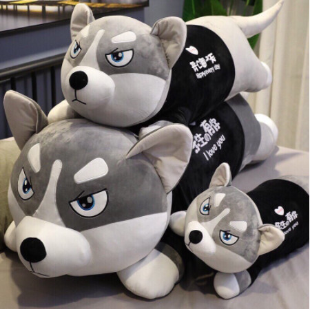[HCM]Gấu bông Chó husky chó ngáo size 1M2-1M5 Siêu to khổng lồ. Gấu Bông Chó Chất Bông Mền Mịn Hàng Xưởng Nên Gía Rẻ Hơn. Gấu Bông Gía rẻ, Gấu Bông Dành Bé Yêu. Gấu Bông To Khổng Lồ