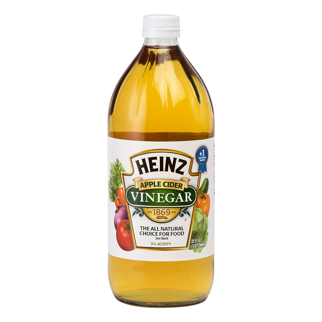 Dấm táo giảm cân HEINZ nhập khẩu Mỹ - Giấm táo hữu cơ dung tích 473ml
