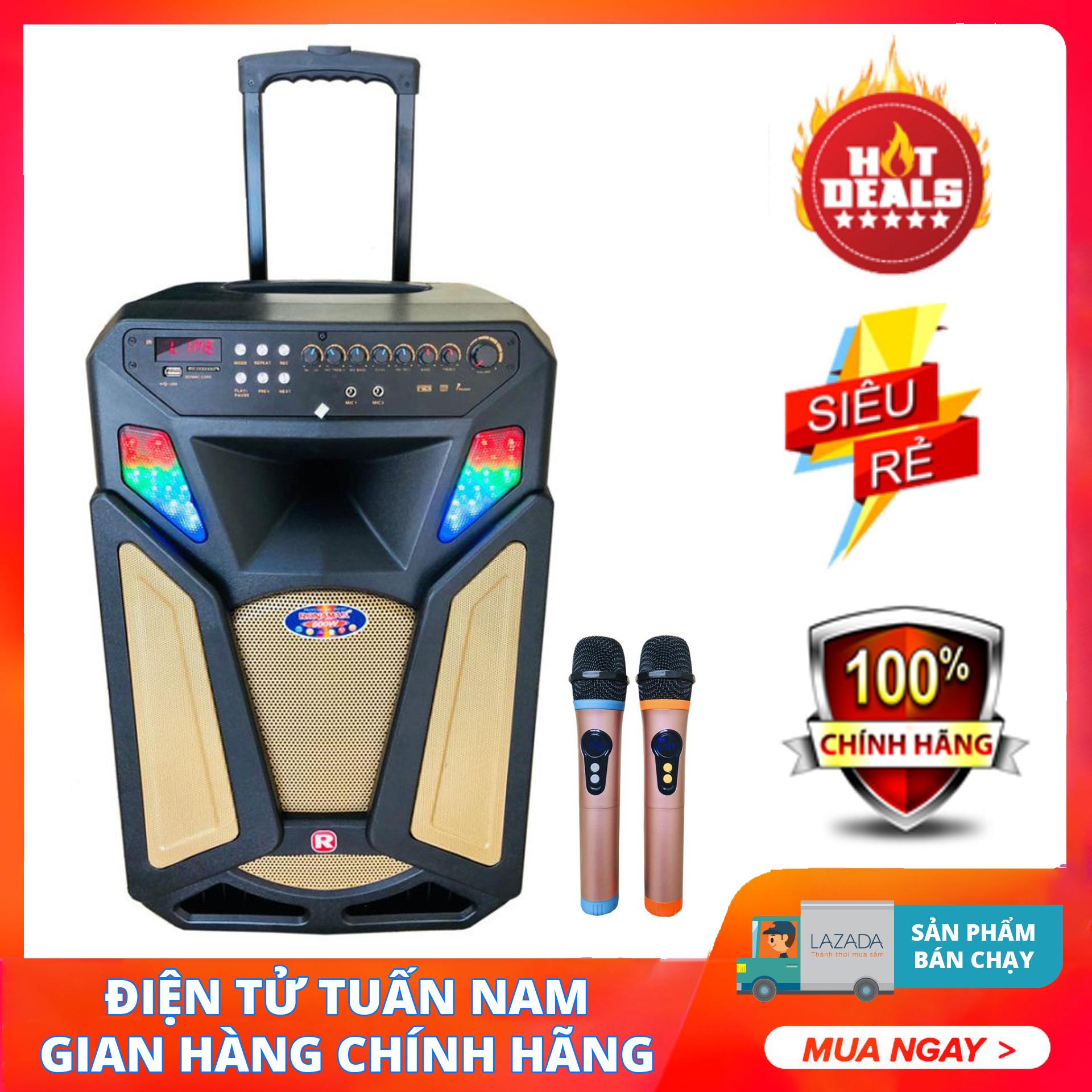 Loa kéo di động ronamax u15a - 4 tấc model 2019 cực hay - màu gold sành điệu sang trọng