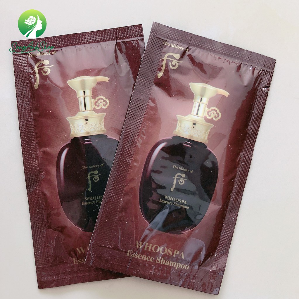 Gói dầu gội đông y Whoospa Essence Shampoo 8ml