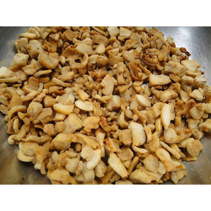 1kg Tóp mỡ nguyên chất không tẩm vị loại không da