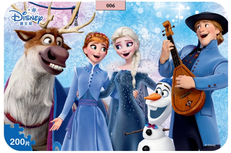 Tranh Ghép Hình 200 Mảnh Hộp In Dập Nổi Hãng Disney - Được Chọn Mẫu, Đồ Chơi Xếp Hình