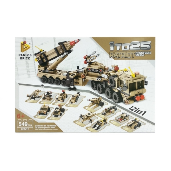 Bộ lắp ráp 12 trong 1 panlos brick - 633011