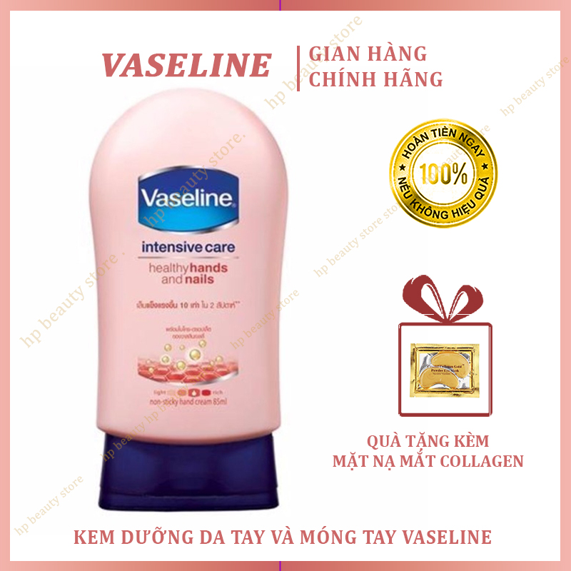 Kem dưỡng da tay giúp làm ẩm, mềm mượt da tay và móng tay vaseline intensive care 85ml thái lan