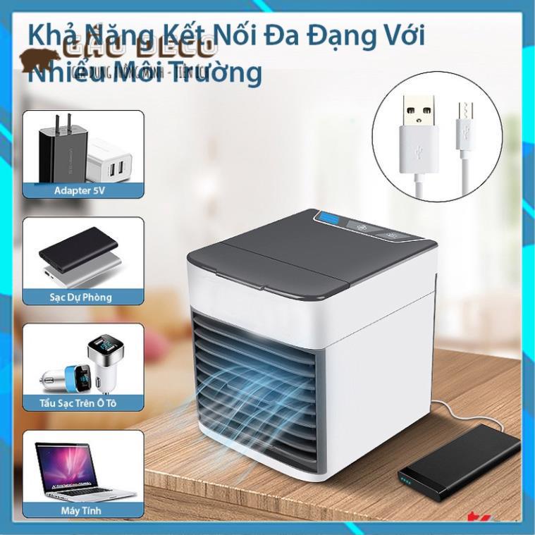 Quạt Đá Điều Hòa Hơi Nước Mini Để Bàn - Máy Điều Hòa Mini