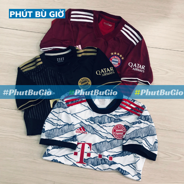 [CAO CẤP] Áo Bóng Đá Thể Thao Đá Banh BAYERN/ NAYERN MUNICH Hàng Chất POLYESTER - Phút Bù Giờ Sport