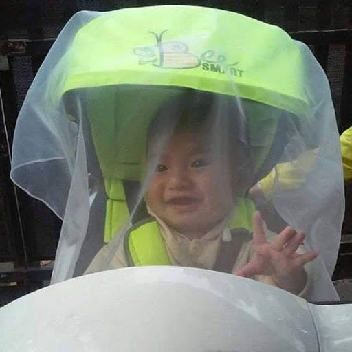 Khăn Voan cho bé trai, bé gái (khăn che mặt chùm đầu khi bé ra ngoài)