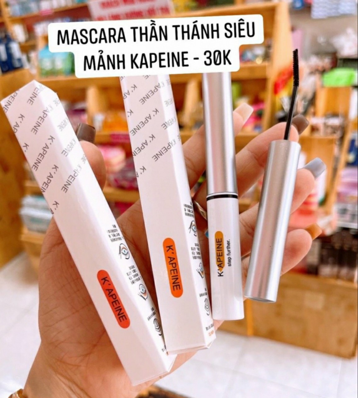 Mascara sợi mảnh k'apeine- chuốt mi sợi mỏng- cong vút