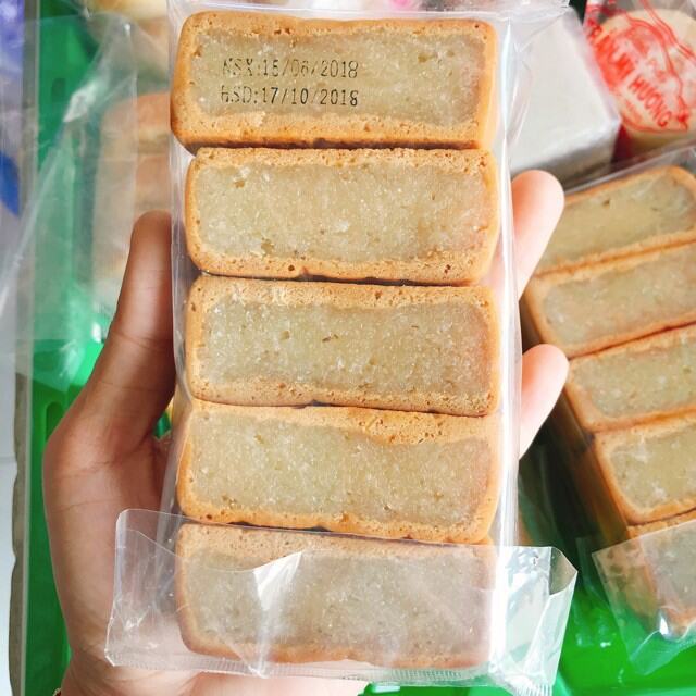 Bánh xà lam - cây 5 Bánh dừa nướng - Đồ ăn vặt tuổi thơ
