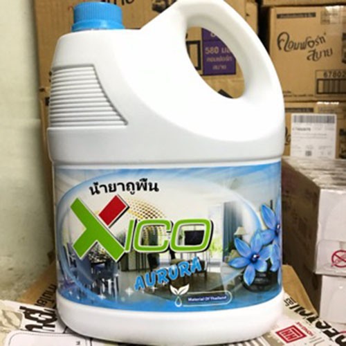 Nước lau sàn xico thái lan 3600g sạch bóng - màu xanh