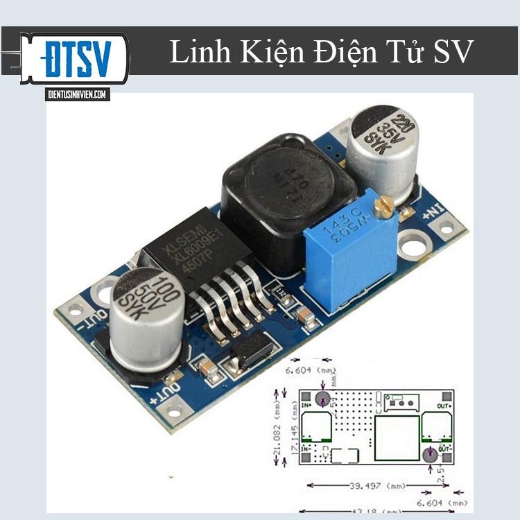 Module tăng áp boost dc-dc xl6009 5-40v- 4a