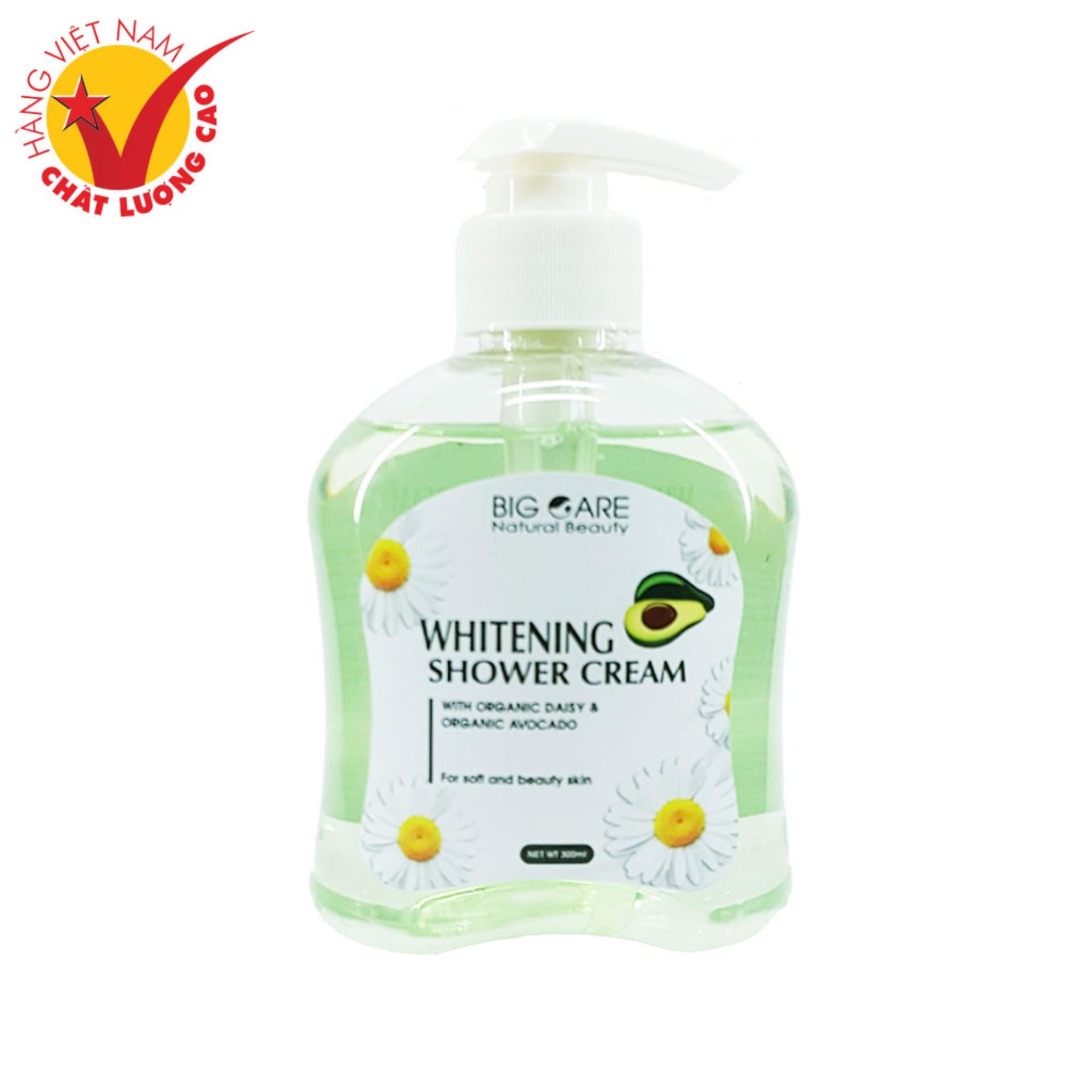 Sữa Tắm Dưỡng Da Whitening Shower Cream With Organic Daisy And Organic Avocado 300ml