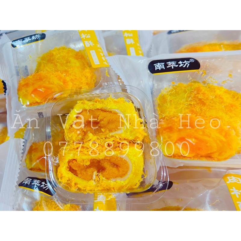 Bánh mochi dẻo chà bông nhân trứng muối chảy 1kg