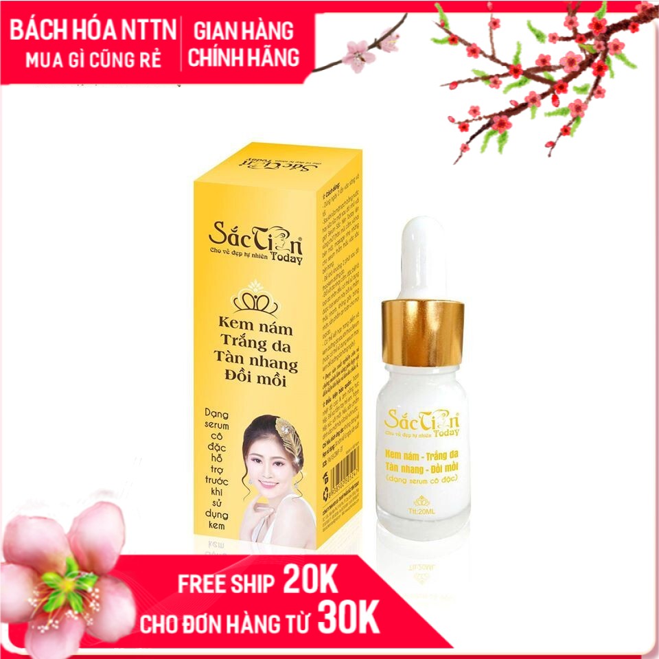 Kem nám, trắng da, tàn nhang, đồi mồi Sắc tiên today (dạng Serum 10ml)