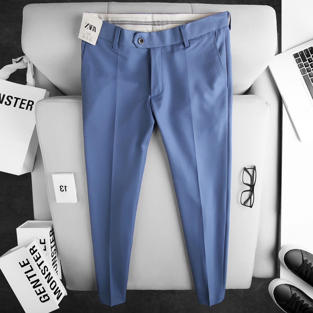 [3-5/8 Hoàn Tiền 25%]Quần âu nam Gavin ống côn cao cấp co giãn 4 chiều,Quần tây nam vải không nhăn không xù chuẩn form,trẻ trung, năng động