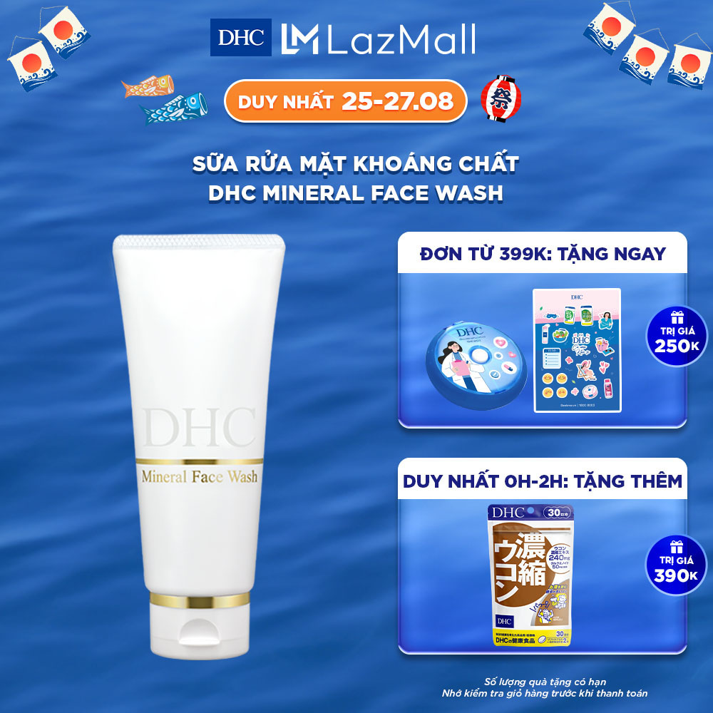 Sữa rửa mặt khoáng chất DHC Mineral Face Wash 100g