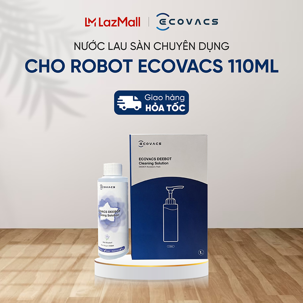 Nước lau sàn chuyên dụng cho Robot hút bụi lau sàn Ecovacs - Nước lau sàn Ecovacs chính hãng