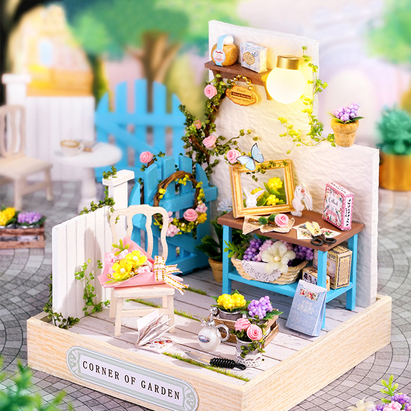 Nhà búp bê DIY Doll House-Corner of Garden