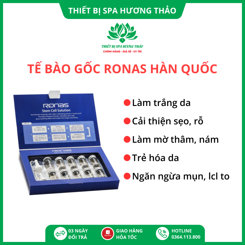 Tế bào gốc ronas hàn quốc làm trắng da - chính hãng