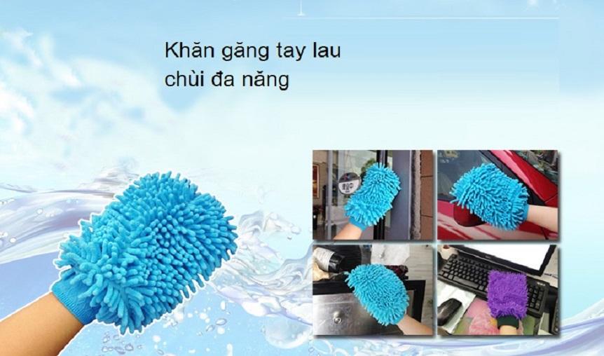 Khăn găng tay LOẠI 1 kích thước lớn 2 mặt bông xù chuyên dụng lau chùi rửa đa năng vệ sinh xe máy ô tô xe hơi
