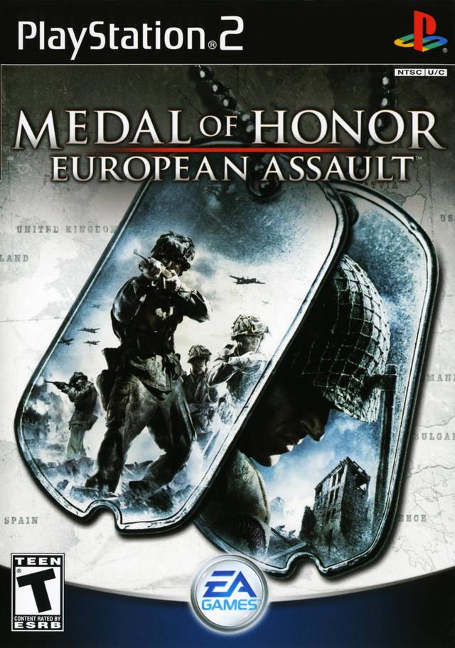 Đĩa game ps2, medal of honor: european assault . cho ps2