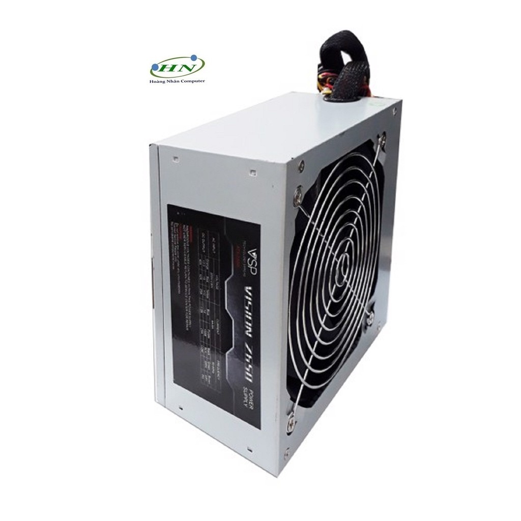 Nguồn dành cho máy tính bàn Vision 650W-Fan 12cm tặng kèm dây nguồn