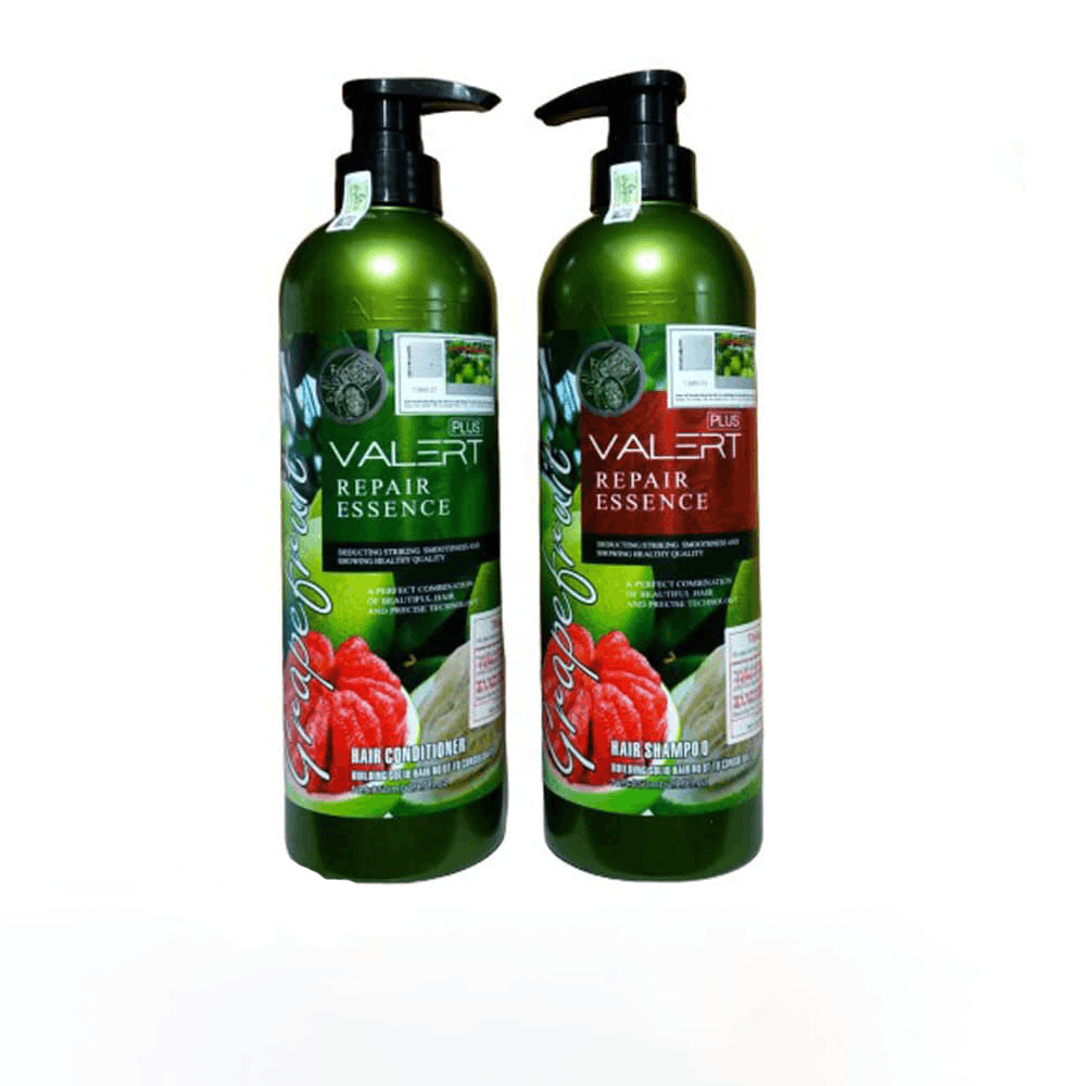 Combo Dầu Gội Xả Tinh Chất Bưởi Grapefruit Valert Chính Hãng 850ml x 2
