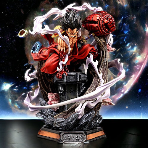 Mh92 - mô hình cao cấp monkey d luffy gear 4 wano ngồi trụ đèn cao 26cm - mô hình one piece