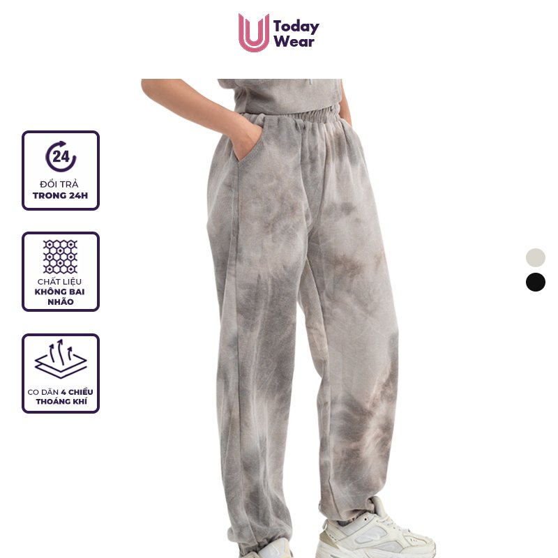 Quần thể thao jogger Vincent Jogger loang màu Today U Wear