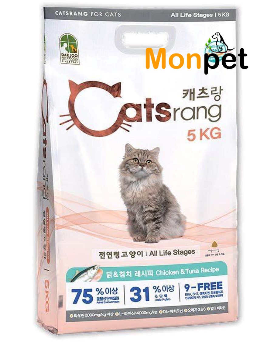 Hạt cho mèo Hạt khô catsrang thức ăn viên cho mèo 1-5kg